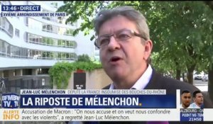 Violences du 1er-mai: "La violence verbale, elle est du côté de l'arrogance des maîtres", réagit Mélenchon