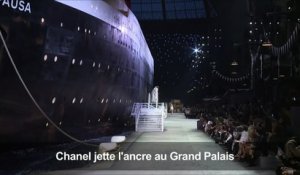 Chanel jette l'ancre au Grand Palais pour son défilé "croisière"