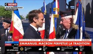 8 Mai: Emmanuel Macron interpellé par un vétéran: "Soyez très ferme avec tous ces gauchos"