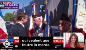 [Zap Télé] Décès de Maurane, un vétéran demande à Macron d'être ferme face aux gauchos (09/05/2018)