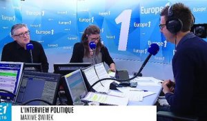 Michel Onfray estime qu'Emmanuel Macron est "un gamin" : "La façon dont il tient la main de sa femme en permanence, je ne trouve pas ça digne"