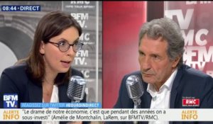 Aides sociales: "On a besoin de les donner au moment où il y a des difficultés", estime Amélie de Montchalin (LREM), membre de la Commission des finances