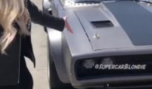 Elle nous montre la voiture de Vin Diesel dans Fast and Furious 7