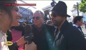 Shaggy et Sting sur le tapis rouge, une première pour Shaggy !  - Cannes 2018