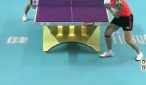 Le point le plus incroyable du monde en tennis de table