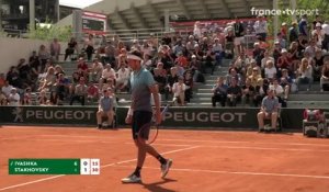 Roland-Garros : L'énorme rally entre Stakhovsky et Ivashka !