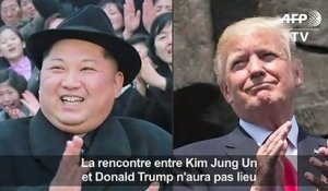 Donald Trump annule son sommet avec Kim Jong Un