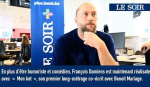 François Damiens  donne une interview au « Soir