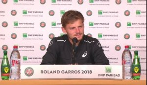 Roland-Garros 2018 - David Goffin : "Ils ont décalé la bâche d'un mètre"