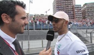 Grand Prix de Monaco - Les interviews des leaders pendant la parade des pilotes