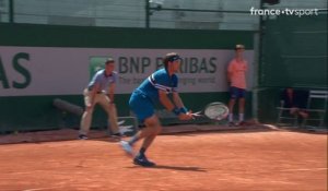 Roland-Garros : Magnifique revers de Jared Donaldson le long de la ligne