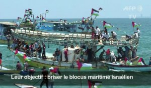 Des bateaux palestiniens partent de Gaza pour dénoncer le blocus