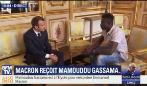 "Bravo". À l’Élysée, Emmanuel Macron félicite Mamoudou Gassama pour son geste héroïque