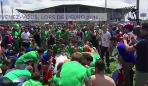 Stars du dernier Euro, les supporters irlandais sont de retour en France