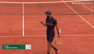 Roland-Garros : Le poing serré de Benoit Paire !