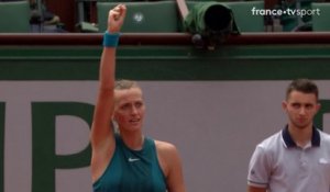 Roland-Garros : Le poing rageur de Kvitova !