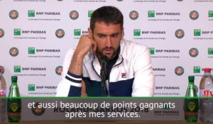 Roland-Garros - Cilic : "Je me suis bien senti"