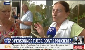 Fusillade à Liège: "On a entendu deux coups de feu et une rafale de mitraillette", raconte une témoin