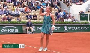 Roland-Garros : Le réveil d'Hogenkamp, Sharapova visite tout le court !