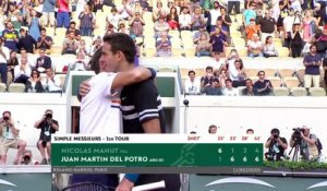 Roland-Garros : Superbe accolade entre Del Potro et Mahut