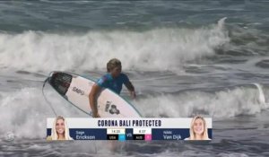 Les meilleurs moments de la série de N. Van Dijk et S. Erickson (Corona Bali Women's Pro) - Adrénaline - Surf