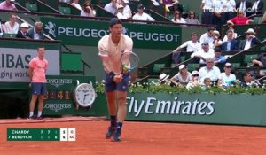 Roland-Garros : Tomas Berdych pousse Jérémy Chardy dans un 5e set
