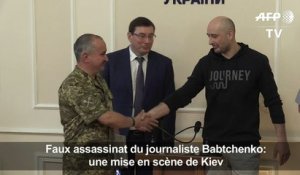 Assassinat du journaliste Babtchenko: une mise en scène de Kiev
