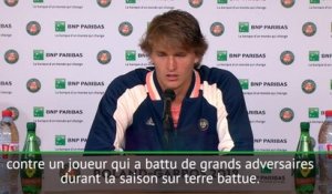 Roland Garros - Zverev : "J'essaye juste de remporter chaque match"