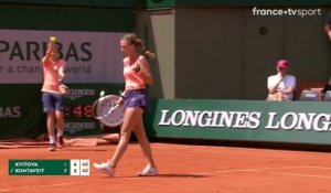 Roland-Garros 2018 : Le revers génial de Kontaveit pour s'offrir une balle de match !