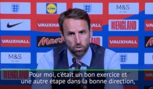 Amical - Southgate : "Une autre étape dans la bonne direction"