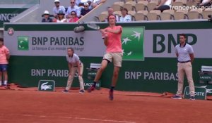 Roland-Garros 2018 : Top 3 des plus beaux points du deuxième set  entre Khachanov et Zverev !