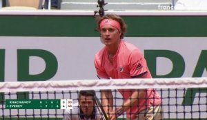 Roland-Garros 2018 : Retrouvez les plus beaux points du match Zverev-Khachanov