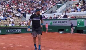 Roland-Garros 2018 : Del Potro empoche la première manche face à Isner