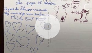 "Mes papas, je vous aime" : Marc-Olivier Fogiel dévoile les dessins et mots doux de ses filles