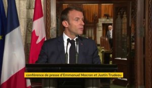 G7 : "Peut-être que cela est égal au président américain aujourd'hui d'être isolé, mais nous, ça nous est aussi égal d'être à six, si besoin", Emmanuel Macron