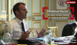 Emmanuel Macron : les aides sociales coûtent un « pognon de dingue »