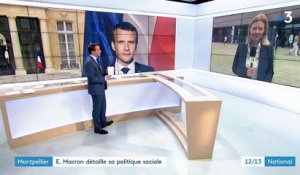 Politique sociale : à la Mutualité, Emmanuel Macron se veut rassurant