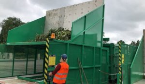 De nouvelles bennes pour les déchets verts sont arrivées à la déchetterie