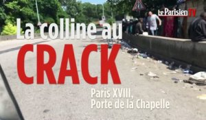 Paris : la «Colline au crack» de la porte de la Chapelle