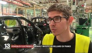 Renault : 1 milliard d'investissement en France pour développer l'électrique