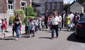 Walcourt: un nouveau coq pour l'église de Fraire