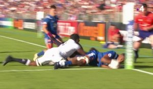 Mondial U20 - finale : La France met le premier essai de la rencontre face l'Angleterre