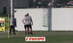 Thierry Henry à l'entraînement - Foot - CDM 2018