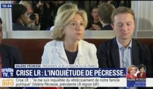 "Je me suis inquiétée il y a six mois du rétrécissement de notre famille politique. C’est un danger pour la droite française", déclare Valérie Pécresse (LR)