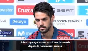 Espagne - Isco : "Lopetegui est un excellent entraîneur"