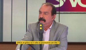 Grève à la SNCF : "Si rien ne bouge,  la CGT va proposer de poursuivre le mouvement début juillet", affirme Philippe Martinez #8h30Politique