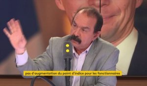 Gel du point d'indice pour les fonctionnaires : "C'est une mauvaise nouvelle, cela veut dire que le pouvoir d'achat des fonctionnaires va reculer", selon Philippe Martinez #8h30Politique