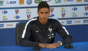 Bleus - Varane: "Il va falloir monter en intensité"