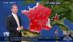 Journée estivale sur toute la France et des températures en hausse, jusqu'à 33 degrés dans le sud et 29 sur le bassin parisien