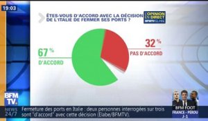 Aquarius: selon un sondage Elabe, 64% des Français considèrent que la France ne devait pas accueillir le navire